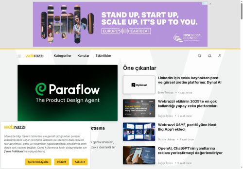 Webrazzi - Girişimler, Teknoloji, Dijital