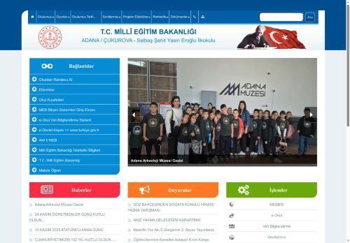 ADANA / ÇUKUROVA - Salbaş Şehit Yasin Eroğlu İlkokulu