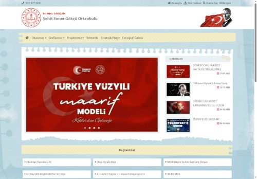 ADANA / SARIÇAM - Şehit Soner Gökçü Ortaokulu