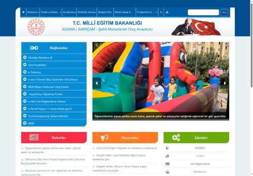 ADANA / SARIÇAM - Şehit Muhammet Oruç Anaokulu