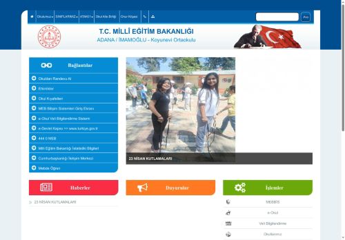 ADANA / İMAMOĞLU - Koyunevi Ortaokulu