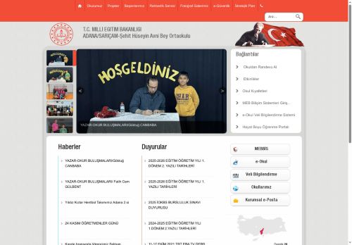 ADANA / SARIÇAM - Şehit Hüseyin Avni Bey Ortaokulu