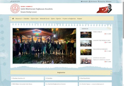 ADANA / SAİMBEYLİ - Şehit Muhterem Yağbasan Anadolu İmam Hatip Lisesi