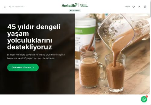 Herbalife Online Satış | Herbalife Ürünleri | Herbalife Fit Point | Canlı Destek