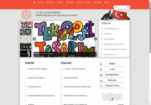 ADANA / SARIÇAM - Şehit İslam Akyüz Ortaokulu