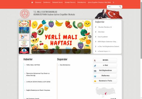 ADANA / SEYHAN - Seyhan İşitme Engelliler İlkokulu