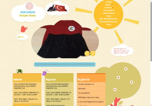 ADANA / SARIÇAM - Kürkçüler İlkokulu