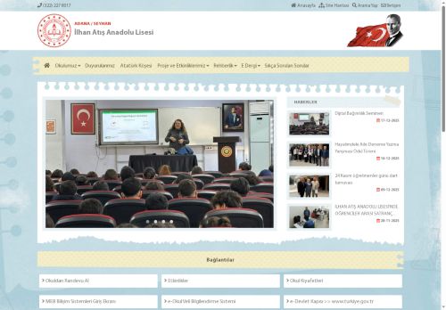 ADANA / SEYHAN - İlhan Atış Anadolu Lisesi