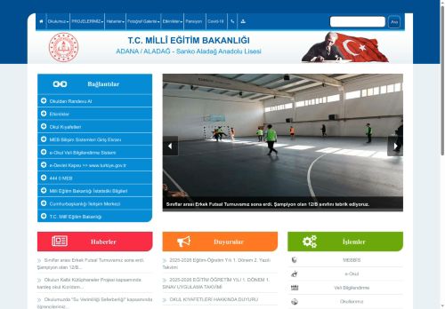 ADANA / ALADAĞ - Sanko Aladağ Anadolu Lisesi