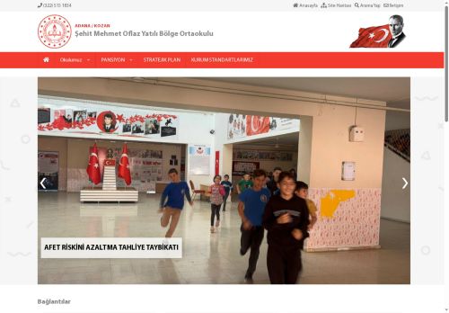 ADANA / KOZAN - Şehit Mehmet Oflaz Yatılı Bölge Ortaokulu