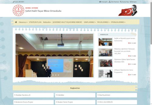 ADANA / SEYHAN - Şehit Halit Yaşar Mine Ortaokulu