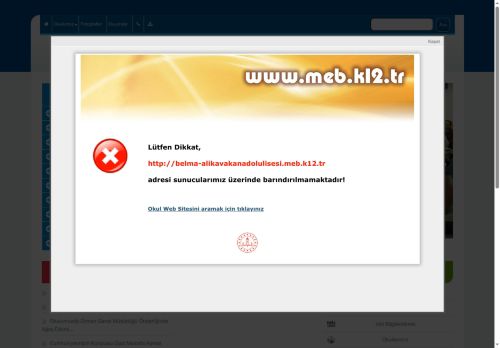 HATAY / ANTAKYA - Belma-Ali Kavak Anadolu Lisesi