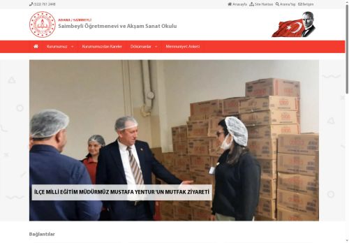 ADANA / SAİMBEYLİ - Saimbeyli Ãğretmenevi ve AkŞam Sanat Okulu