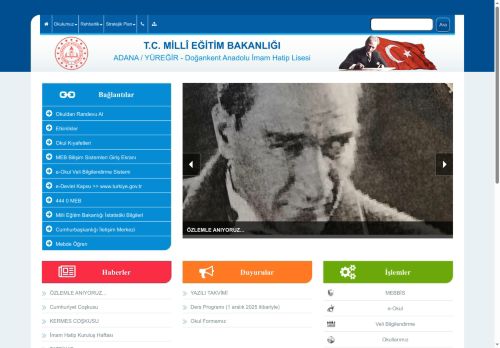ADANA / YÜREĞİR - Doğankent Anadolu İmam Hatip Lisesi