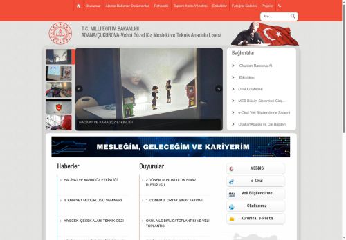ADANA / ÇUKUROVA - Vehbi Güzel Kız Mesleki ve Teknik Anadolu Lisesi
