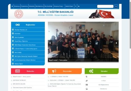 ADANA / KOZAN - Kozan Anadolu Lisesi