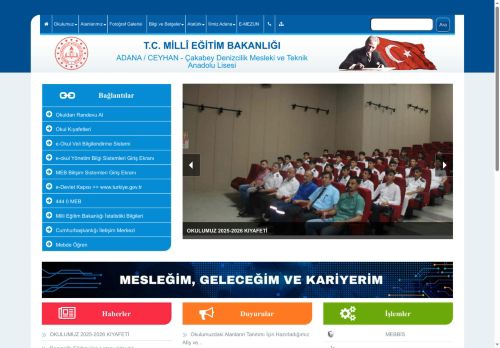 ADANA / CEYHAN - Çakabey Denizcilik Mesleki ve Teknik Anadolu Lisesi