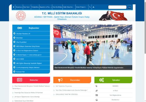 ADANA / SEYHAN - Şehit Hacı Ahmet Öztürk İmam Hatip Ortaokulu