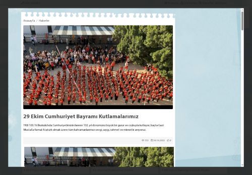 ADANA / YÜREĞİR - Yahya Kemal Beyatlı 100.Yıl İlkokulu