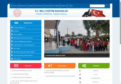 ADANA / KARATAŞ - Tabaklar İlkokulu