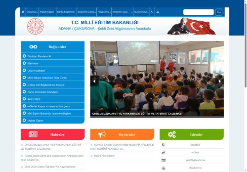 ADANA / ÇUKUROVA - Şehit Zeki Akgünseven Anaokulu