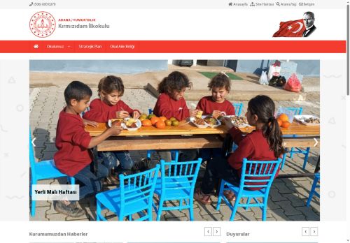 ADANA / YUMURTALIK - Kırmızıdam İlkokulu