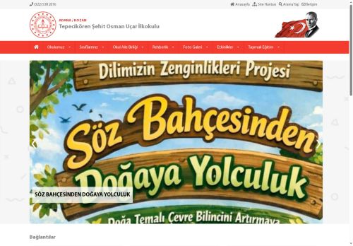 ADANA / KOZAN - Tepecikören Şehit Osman Uçar İlkokulu