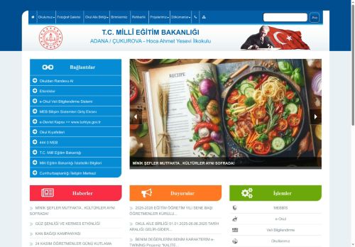 ADANA / ÇUKUROVA - Hoca Ahmet Yesevi İlkokulu