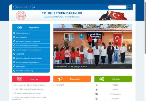 ADANA / SARIÇAM - Avcılar İlkokulu