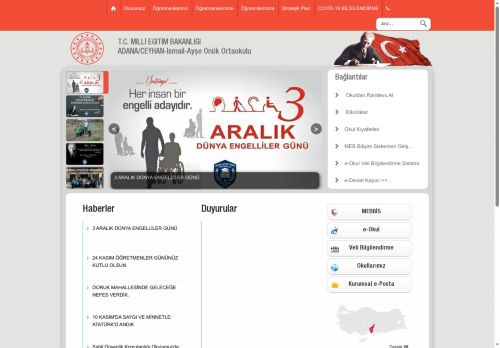 ADANA / CEYHAN - İsmail-Ayşe Önük Ortaokulu