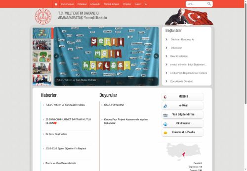 ADANA / KARATAŞ - Yemişli İlkokulu