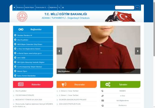 ADANA / TUFANBEYLİ - Doğanbeyli Ortaokulu