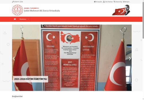 ADANA / TUFANBEYLİ - Şehit Mehmet Ali Zorca Ortaokulu