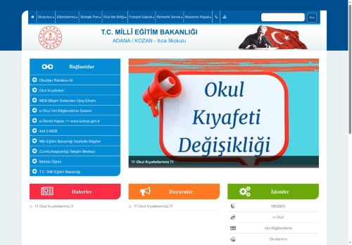 ADANA / KOZAN - Ilıca İlkokulu