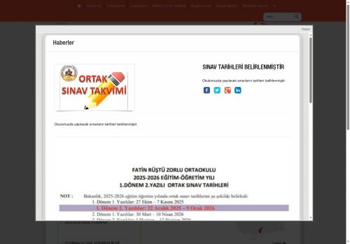 ADANA / YÜREĞİR - Fatin Rüştü Zorlu Ortaokulu