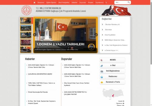 ADANA / CEYHAN - Sağkaya Çok Programlı Anadolu Lisesi