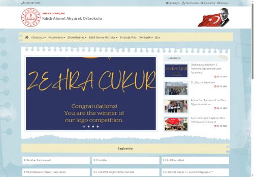 ADANA / SARIÇAM - Kılıçlı Ahmet Akyürek Ortaokulu