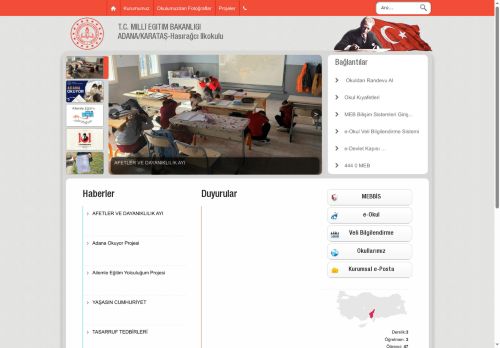 ADANA / KARATAŞ - Hasırağcı İlkokulu