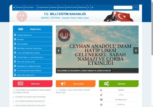 ADANA / CEYHAN - Anadolu İmam Hatip Lisesi