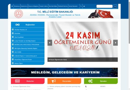 ADANA / KOZAN - Ramazanoğlu Ticaret Mesleki ve Teknik Anadolu Lisesi