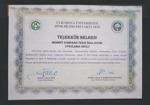 ADANA / SEYHAN - Mehmet-Kamuran Tekin Özel Eğitim Uygulama Okulu III. Kademe