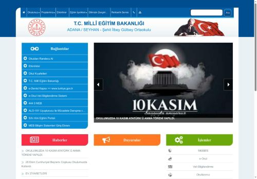 ADANA / SEYHAN - Şehit İlbey Gülbey Ortaokulu