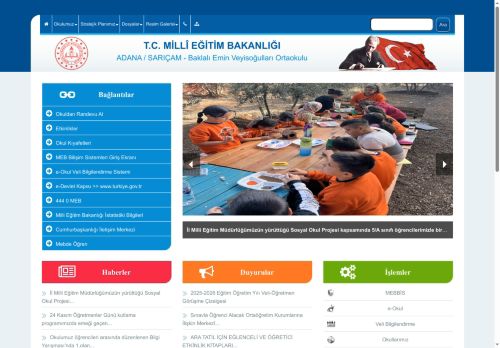 ADANA / SARIÇAM - Baklalı Emin Veyisoğulları Ortaokulu