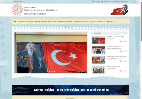 ADANA / SEYHAN - Fatih Sultan Mehmet Mesleki ve Teknik Anadolu Lisesi