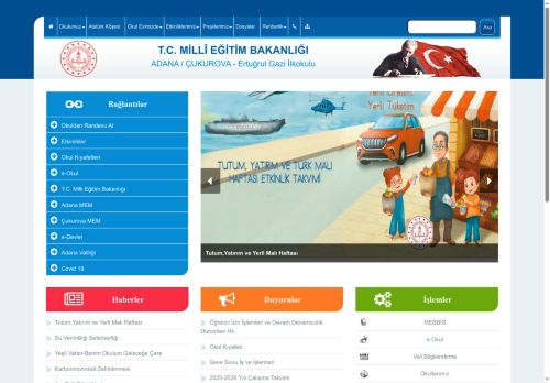 ADANA / ÇUKUROVA - Ertuğrul Gazi İlkokulu