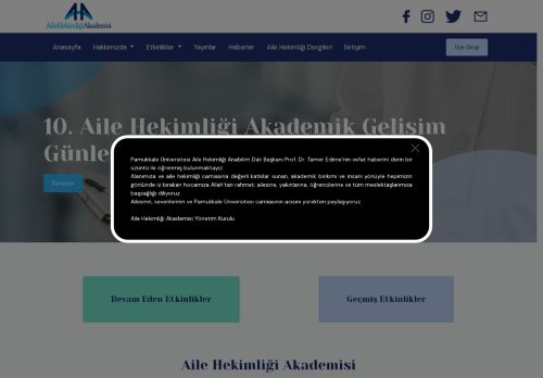 Aile Hekimliği Akademisi | Anasayfa