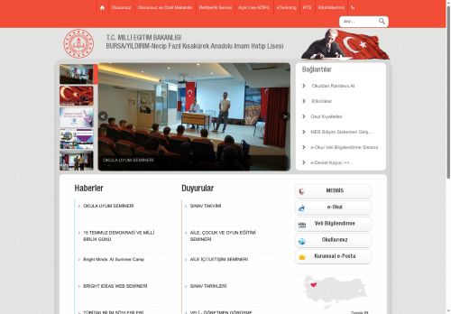 BURSA / YILDIRIM - Necip Fazıl Kısakürek Anadolu İmam Hatip Lisesi