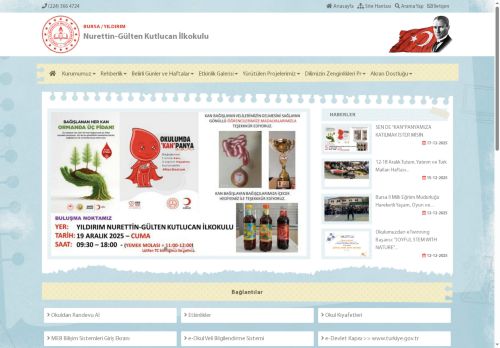 BURSA / YILDIRIM - Nurettin-Gülten Kutlucan İlkokulu