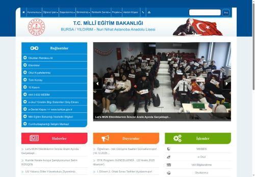 BURSA / YILDIRIM - Nuri Nihat Aslanoba Anadolu Lisesi