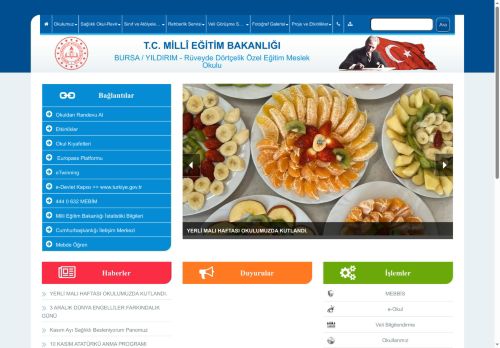 BURSA / YILDIRIM - Rüveyde Dörtçelik Özel Eğitim Meslek Okulu